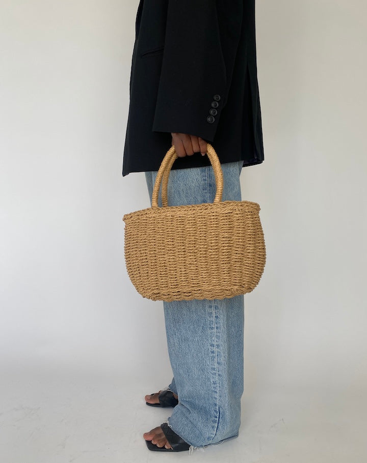 VINTAGE BASKET BAG 4132