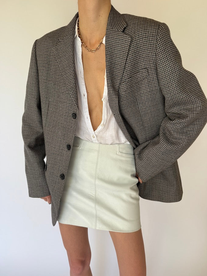 Vintage Houndstooth Blazer 5809
