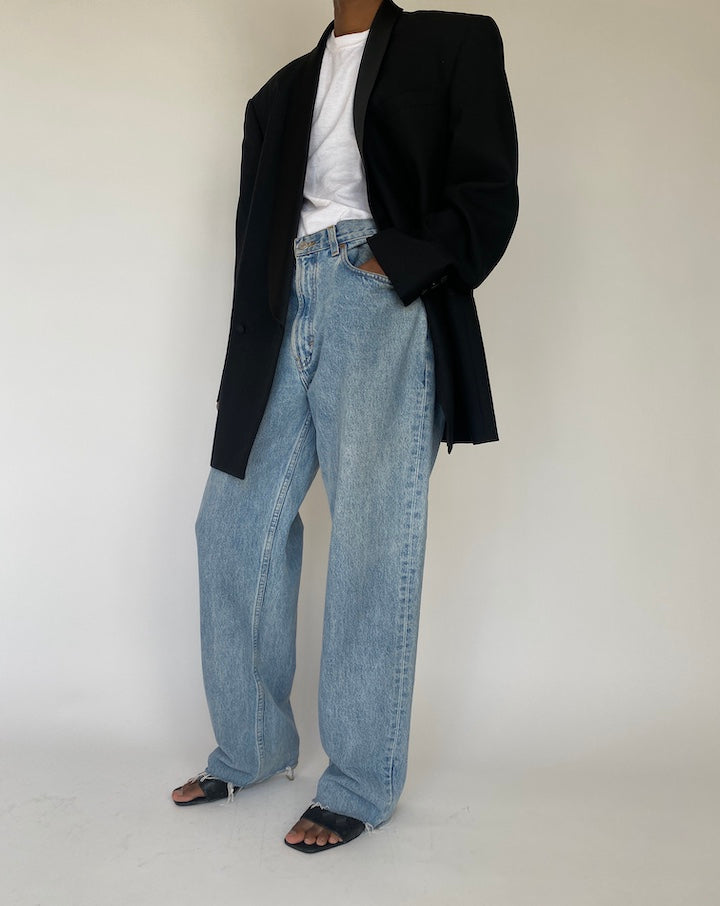 VINTAGE PIERRE BALMAIN BLACK BLAZER 4133