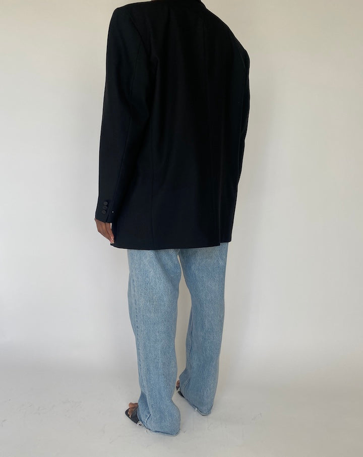 VINTAGE PIERRE BALMAIN BLACK BLAZER 4133