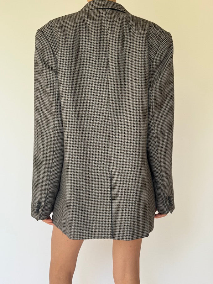 Vintage Houndstooth Blazer 5809