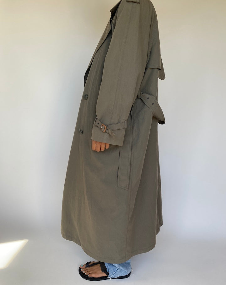 VINTAGE OVERSIZED TRENCH COAT 3215