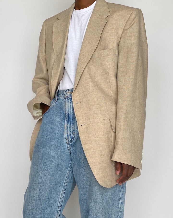 VINTAGE BEIGE BLAZER 4143