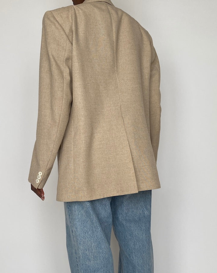 VINTAGE BEIGE BLAZER 4143