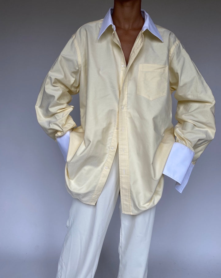 VINTAGE LIGHT YELLOW SHIRT 1265