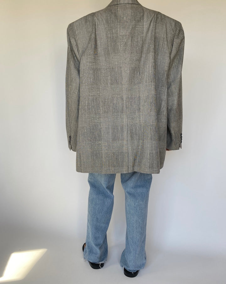 VINTAGE GREY OVERSIZED BLAZER 3220