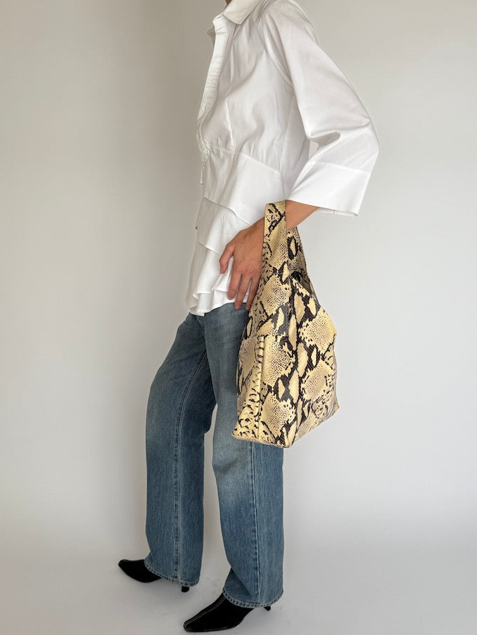 Vintage Panel Detailing Shirt White 6128