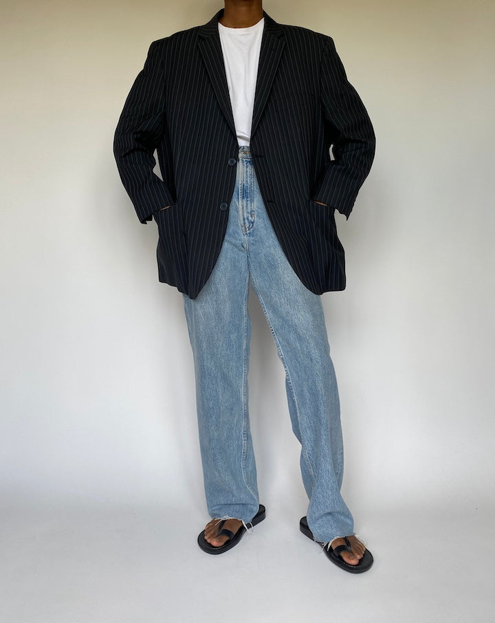 VINTAGE PINSTRIPED BLAZER 3652