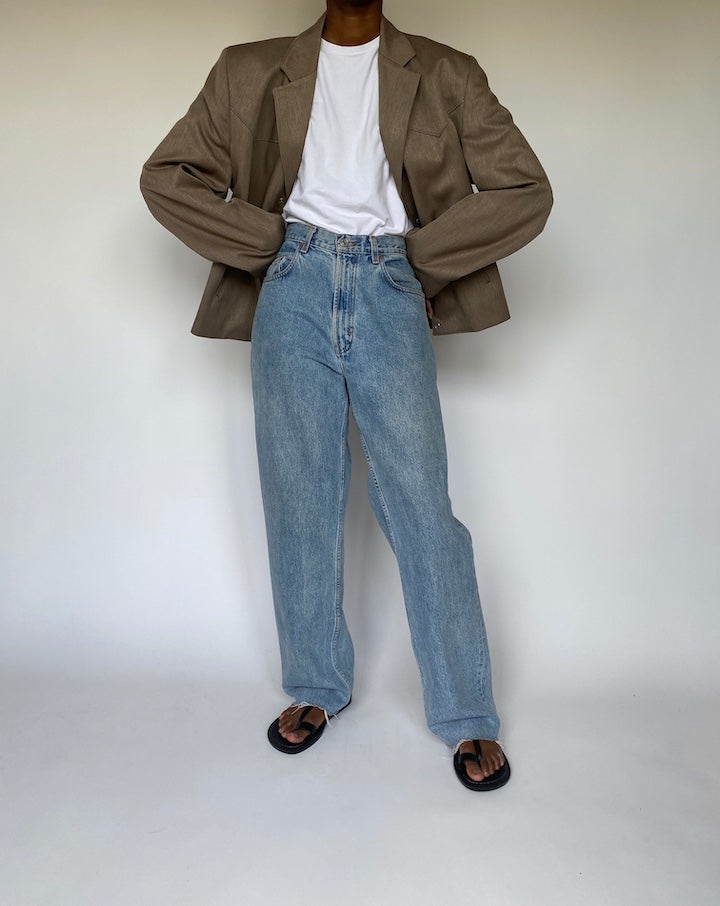 VINTAGE BEIGE BLAZER 3649