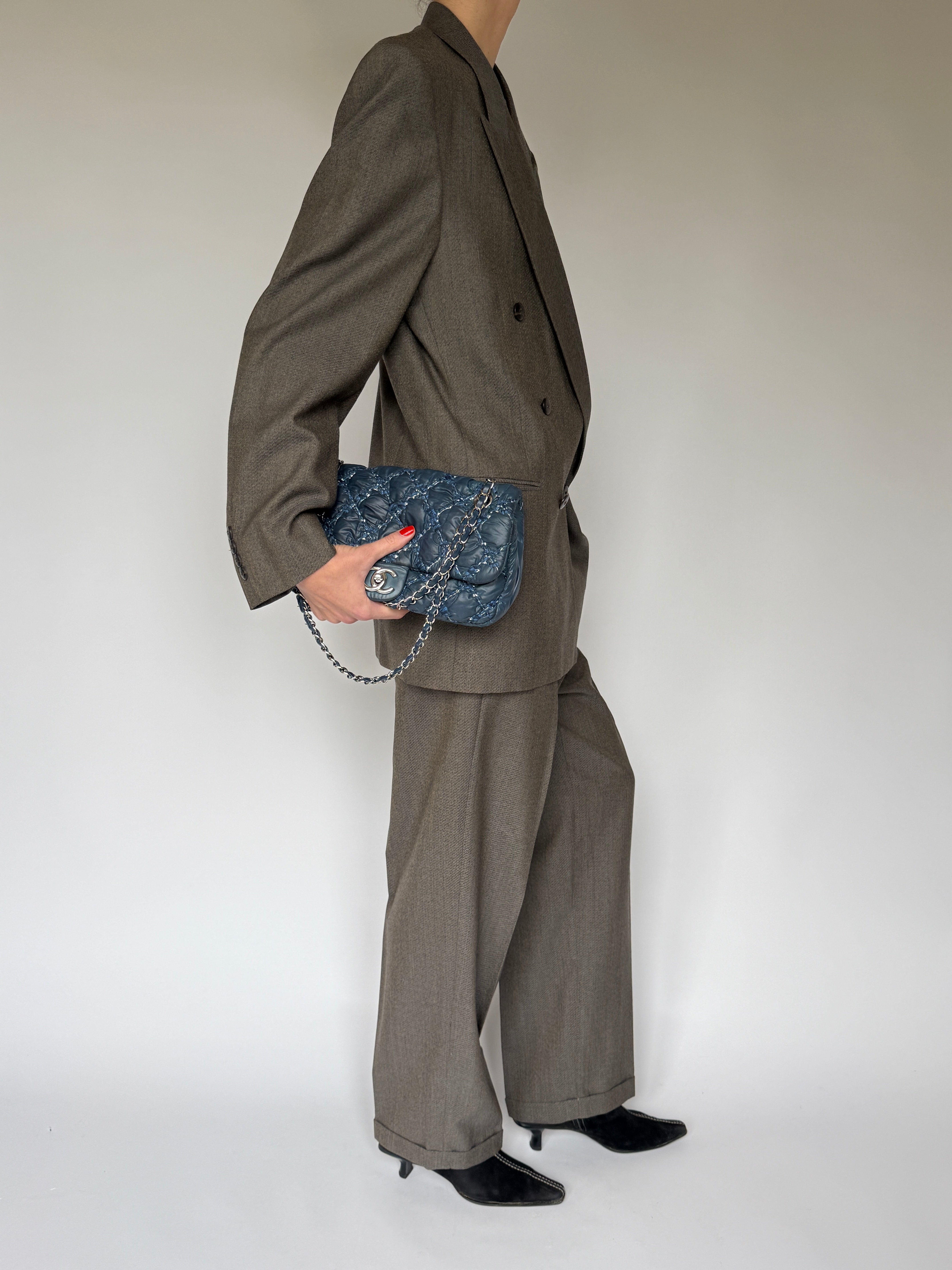 Vintage Double-Breasted Suit Set 7080