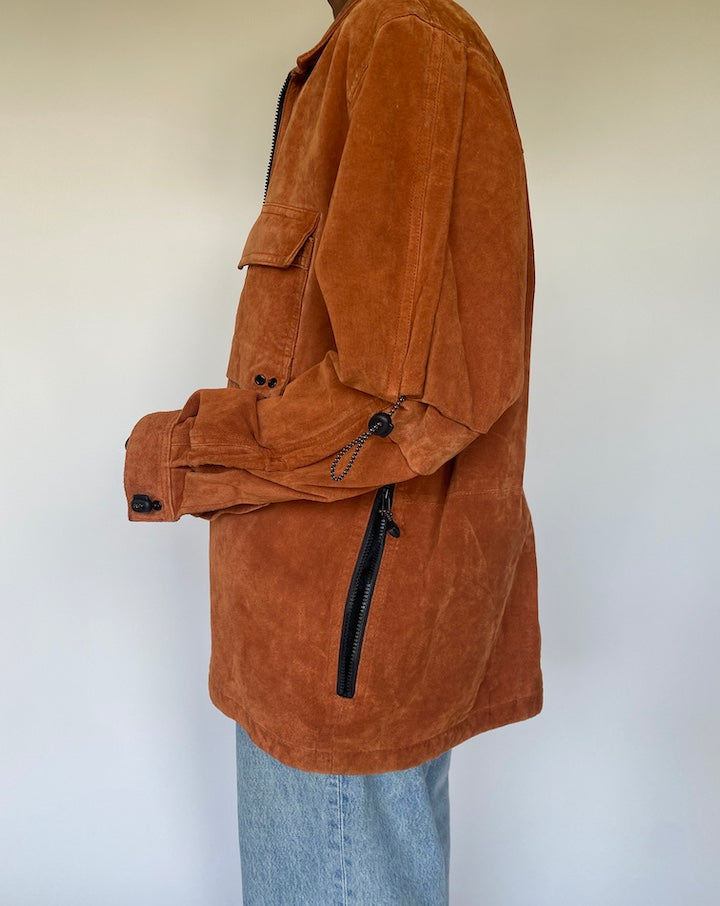 VINTAGE SUEDE LEATHER JACKET 3668