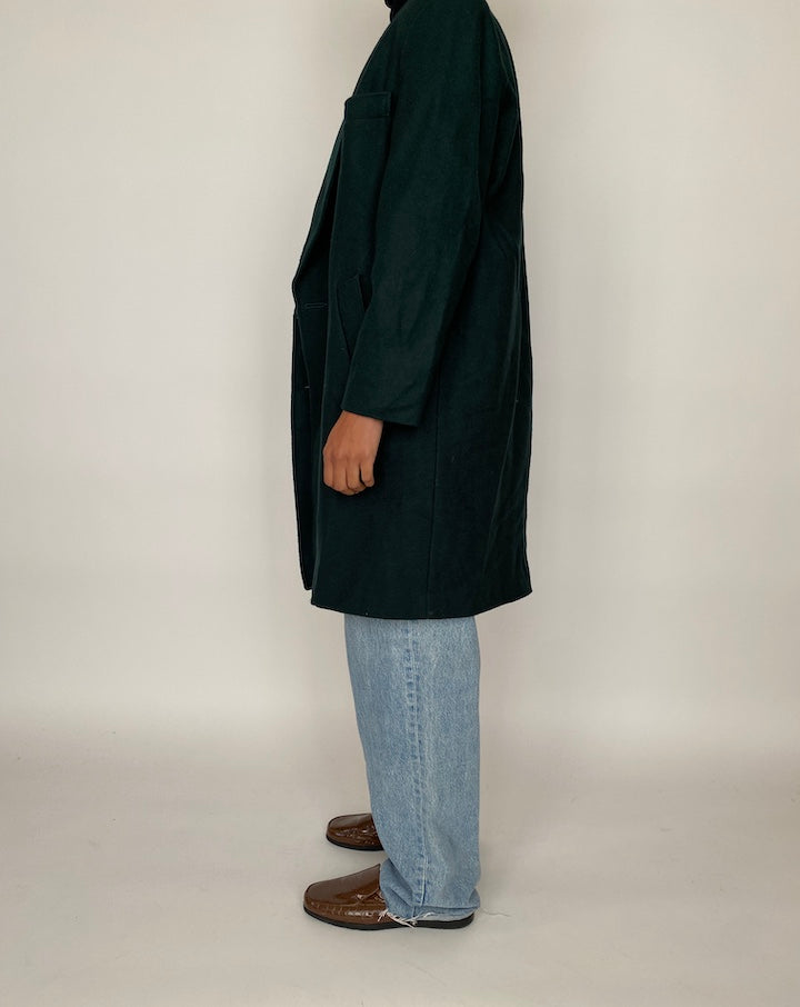 VINTAGE GREEN COAT 2085