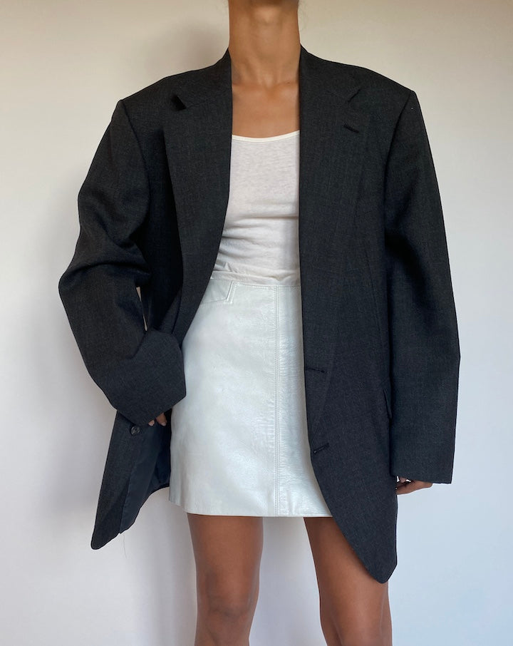VINTAGE DARK GREY RALPH LAUREN BLAZER 2691