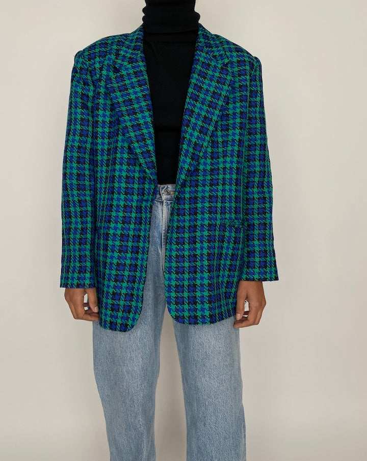 VINTAGE SINGLE BREASTED BLAZER 2097
