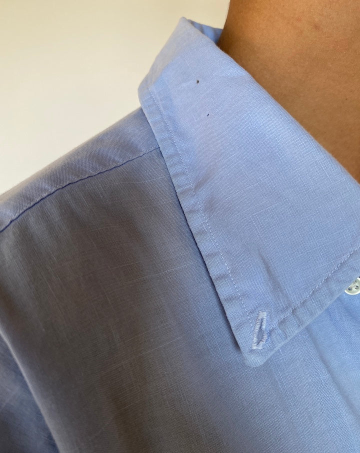 VINTAGE LIGHT BLUE RALPH LAUREN SHIRT 2697