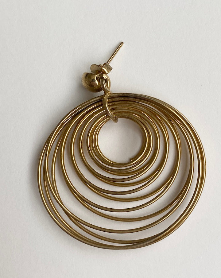 VINTAGE MULTI-HOOP EARRING