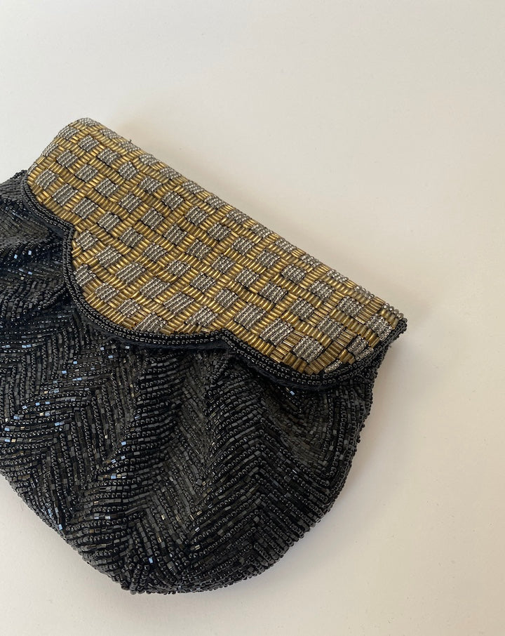 VINTAGE BEADED CLUTCH