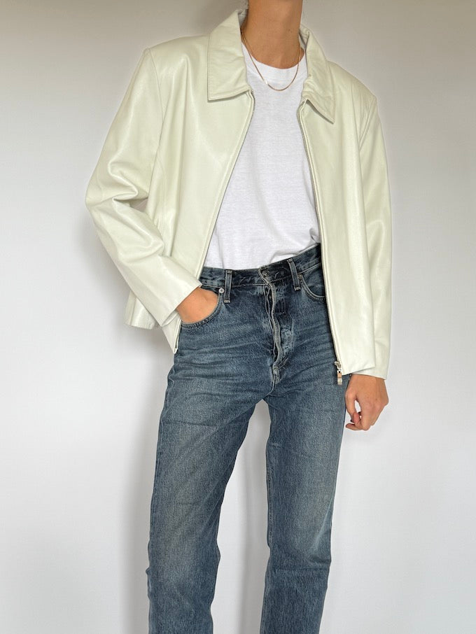 Leather jacket, vintage leather jacket, svc, shopvintagecollection