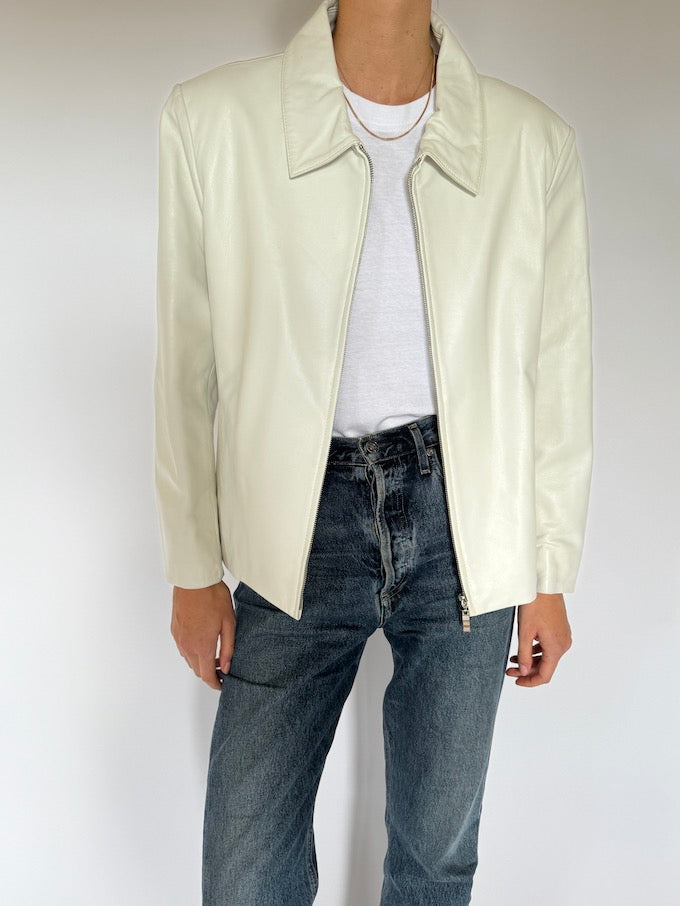 Leather jacket, vintage leather jacket, svc, shopvintagecollection