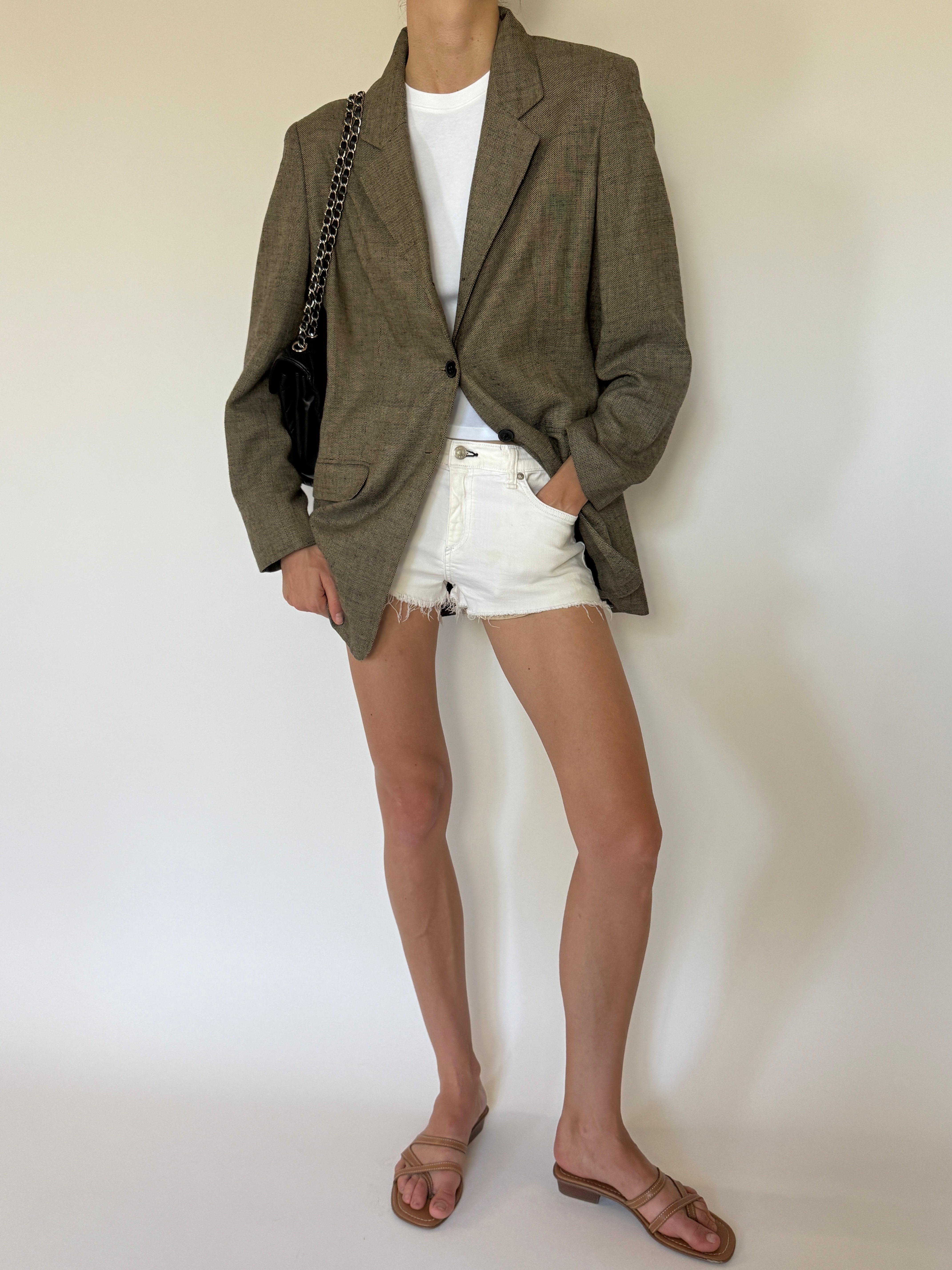 Vintage Single-Breasted Blazer 5872