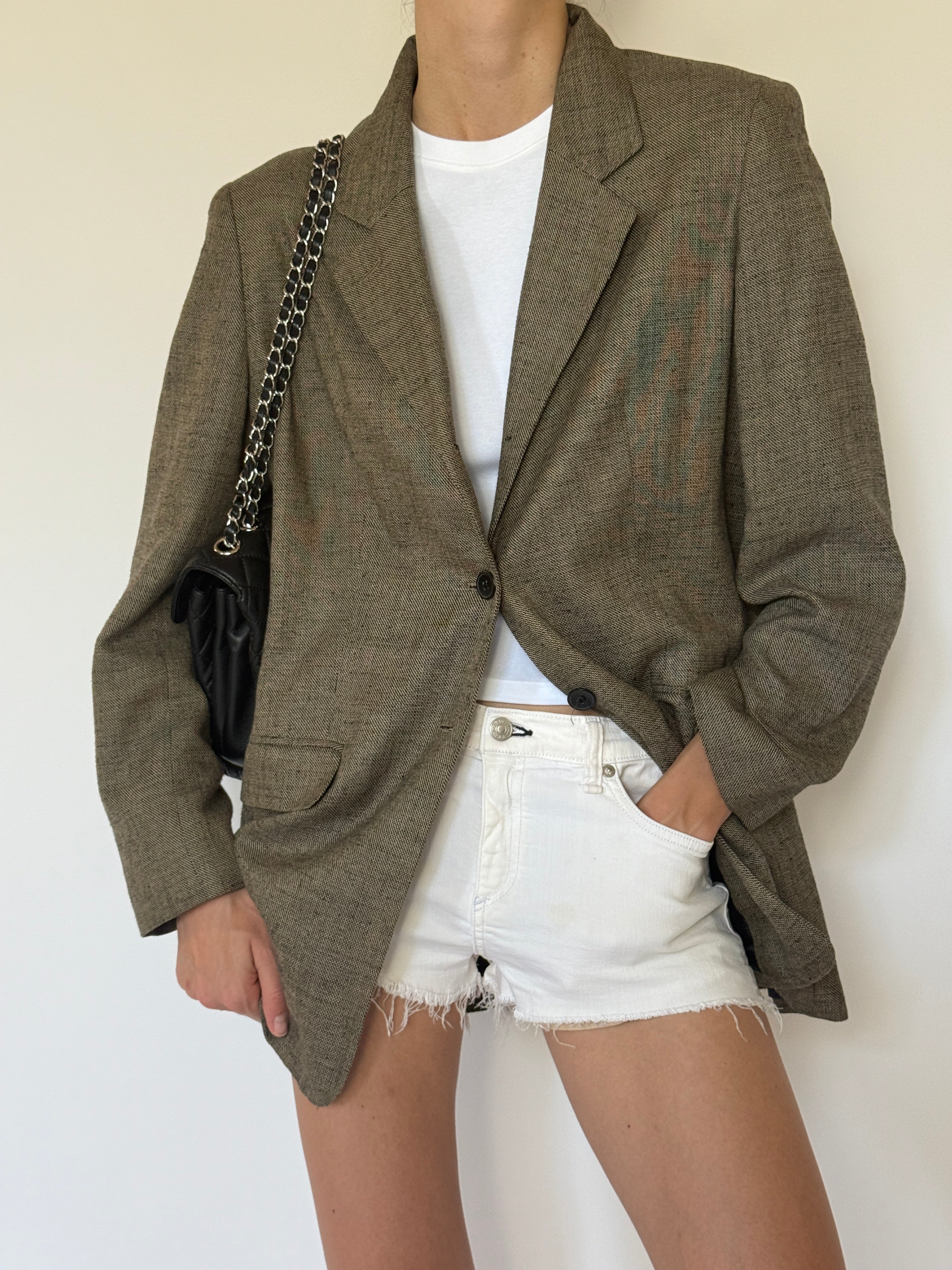 Vintage Single-Breasted Blazer 5872