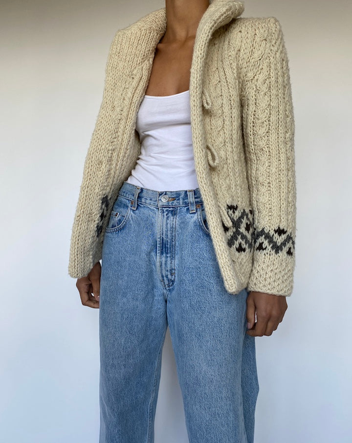 VINTAGE CREAM SWEATER 2463