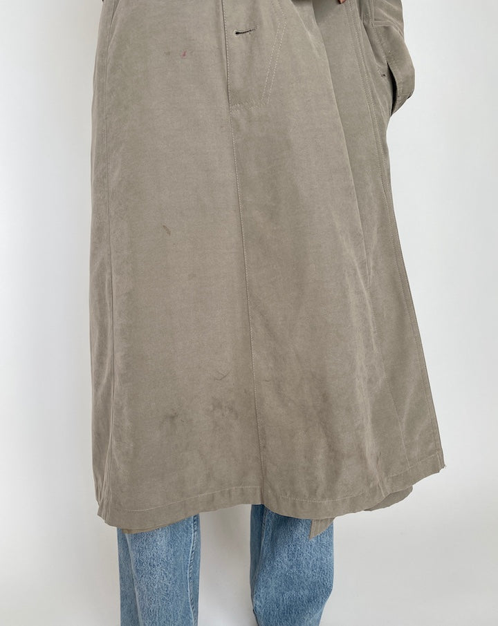 VINTAGE LONG BEIGE COAT 4163