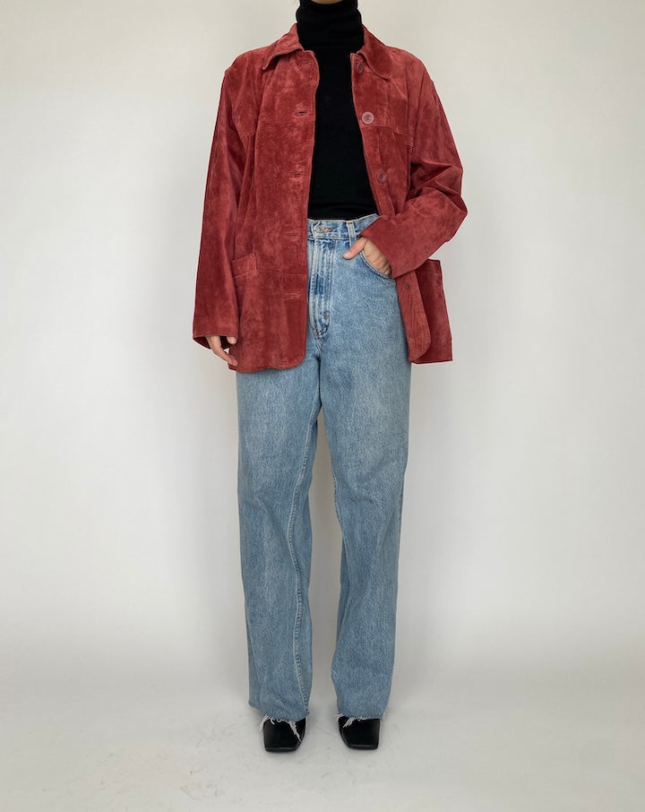 VINTAGE SUEDE LEATHER JACKET 4167
