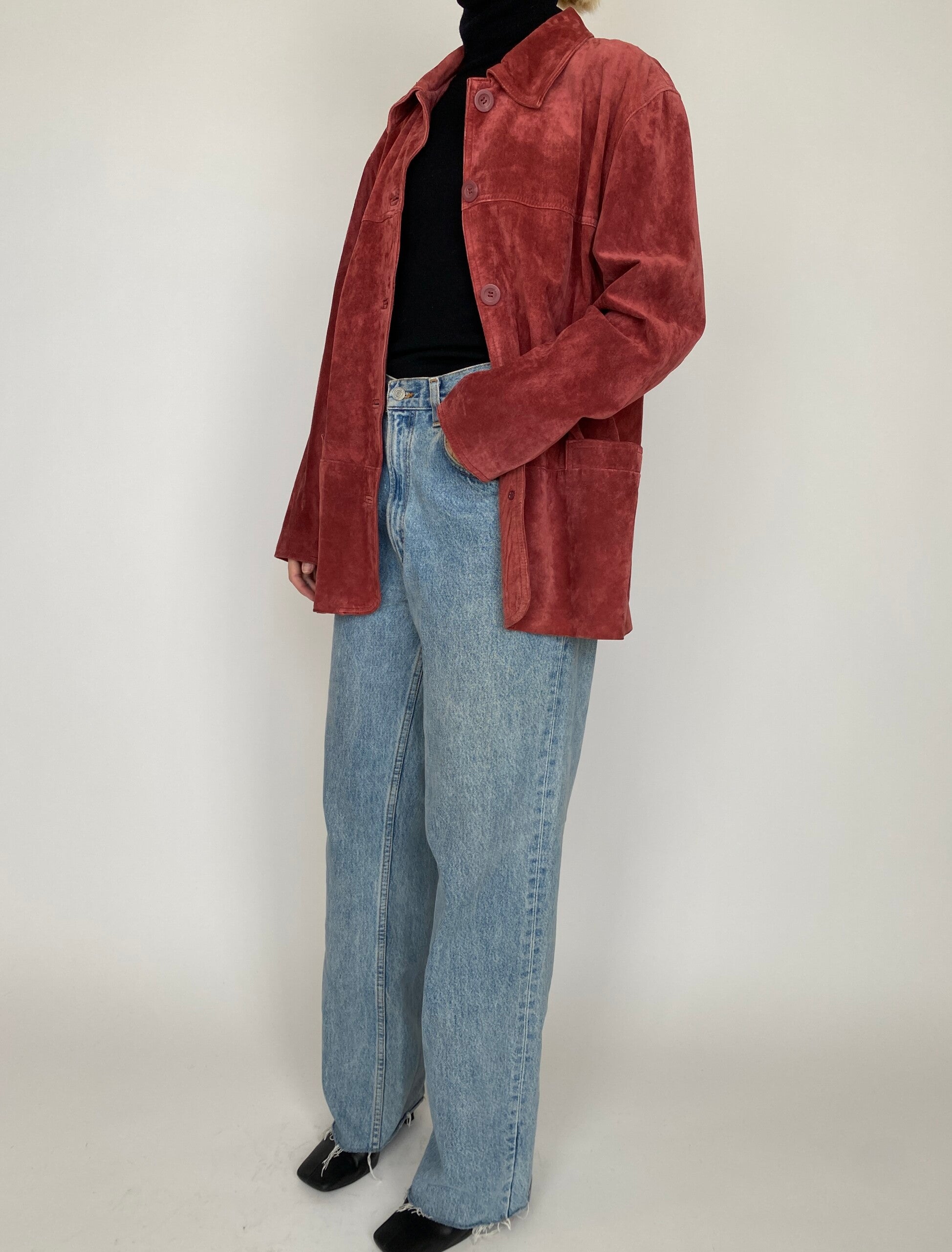 VINTAGE SUEDE LEATHER JACKET 4167