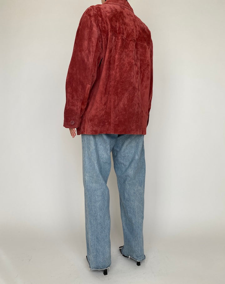 VINTAGE SUEDE LEATHER JACKET 4167