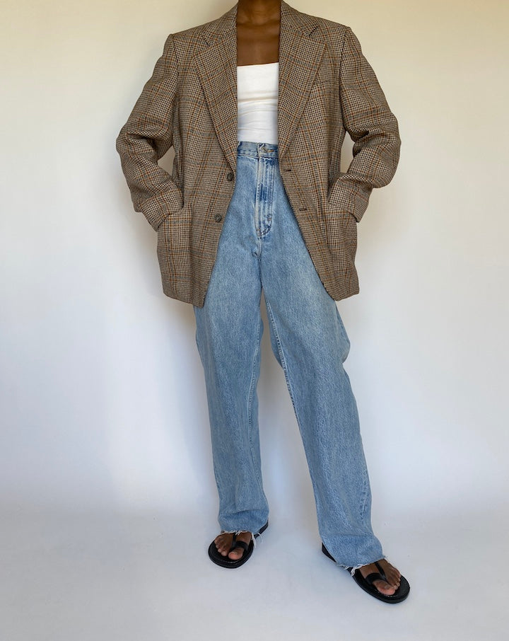 VINTAGE HOUNDSTOOTH BLAZER 3713
