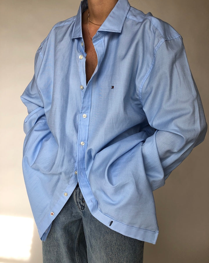 VINTAGE TOMMY HILFIGER BLUE SHIRT 247