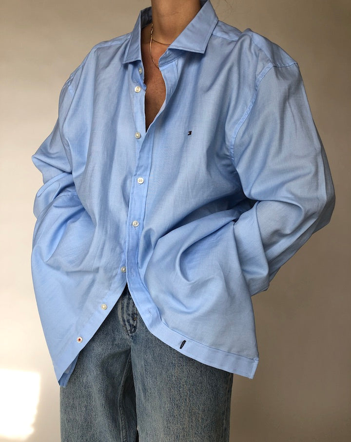 VINTAGE TOMMY HILFIGER BLUE SHIRT 247