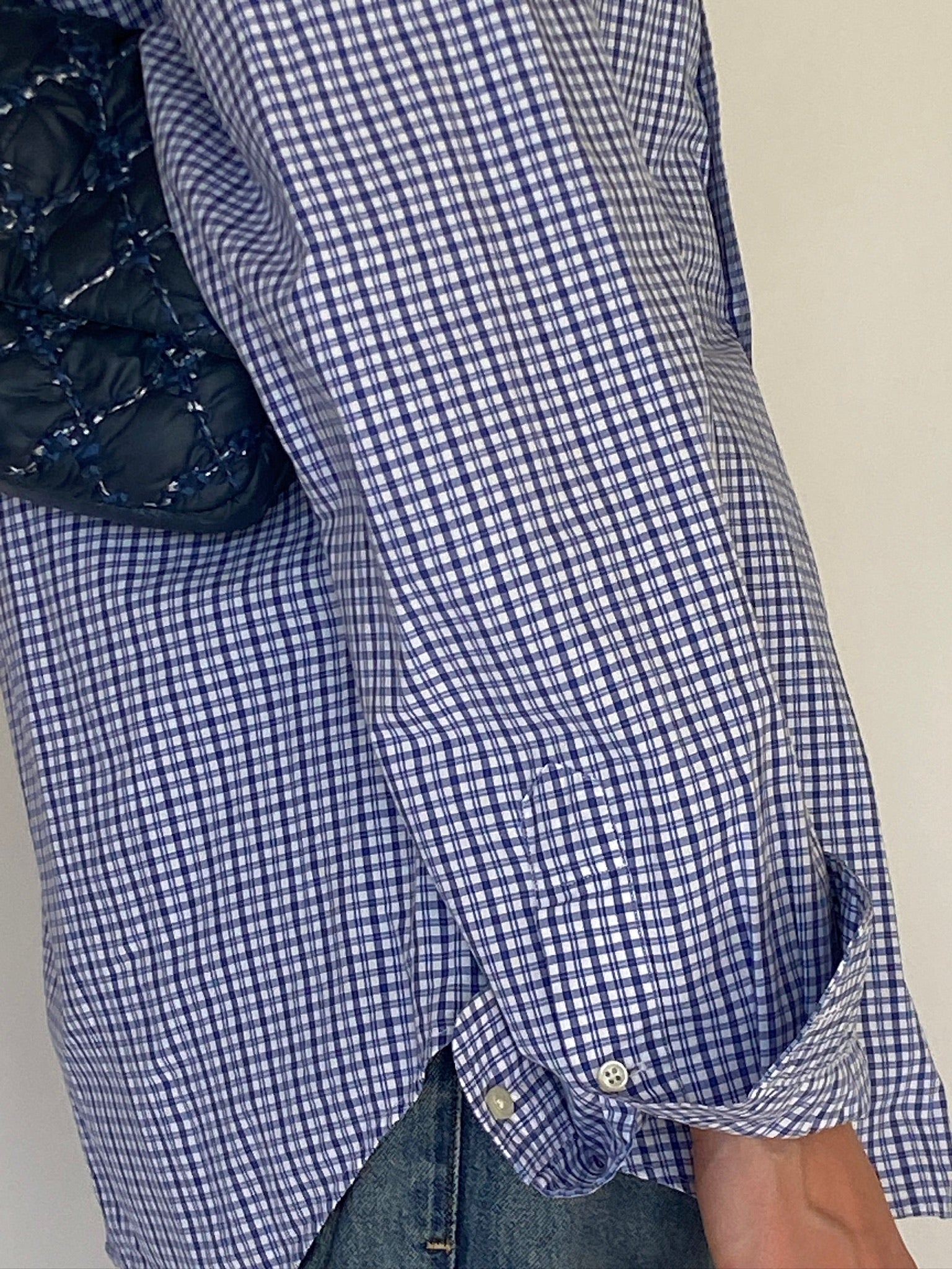 Vintage Ralph Lauren button cuff detail