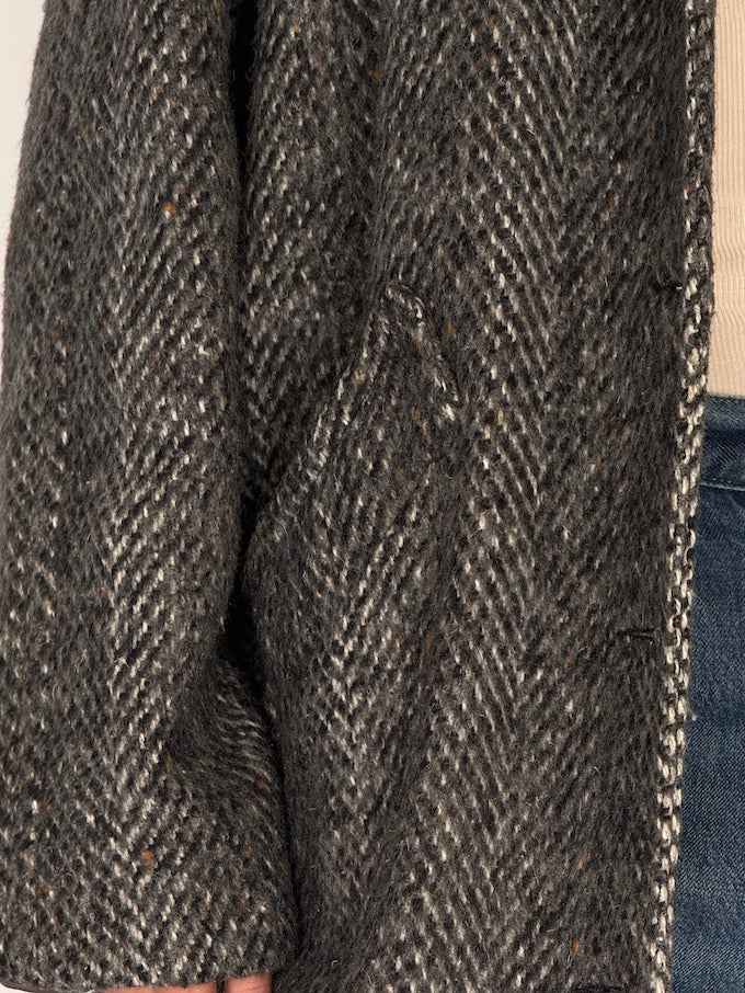 Vintage Herringbone Coat 6080