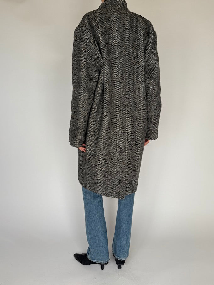 Vintage Herringbone Coat 6080