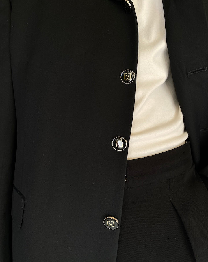 VINTAGE BLACK VALENTINO BLAZER 2126
