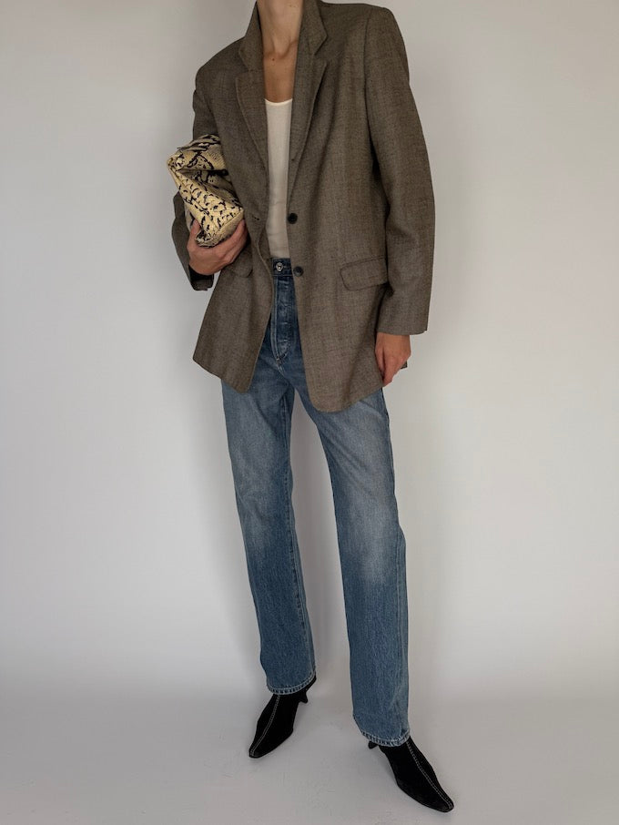 Vintage Single-Breasted Blazer 5872