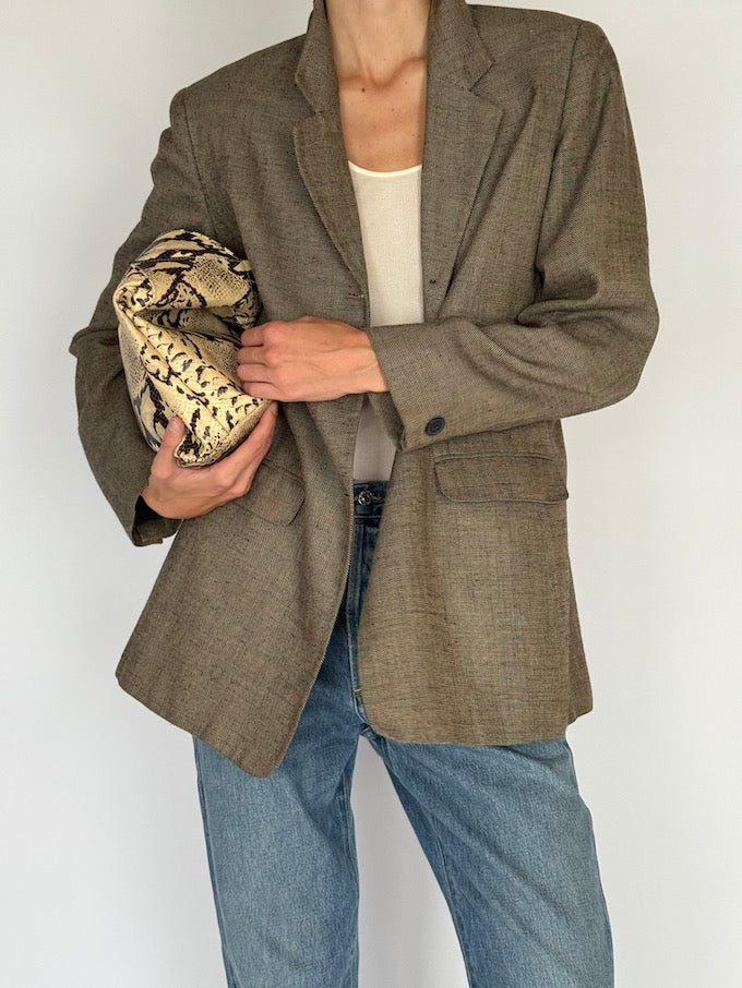 Vintage Single-Breasted Blazer 5872