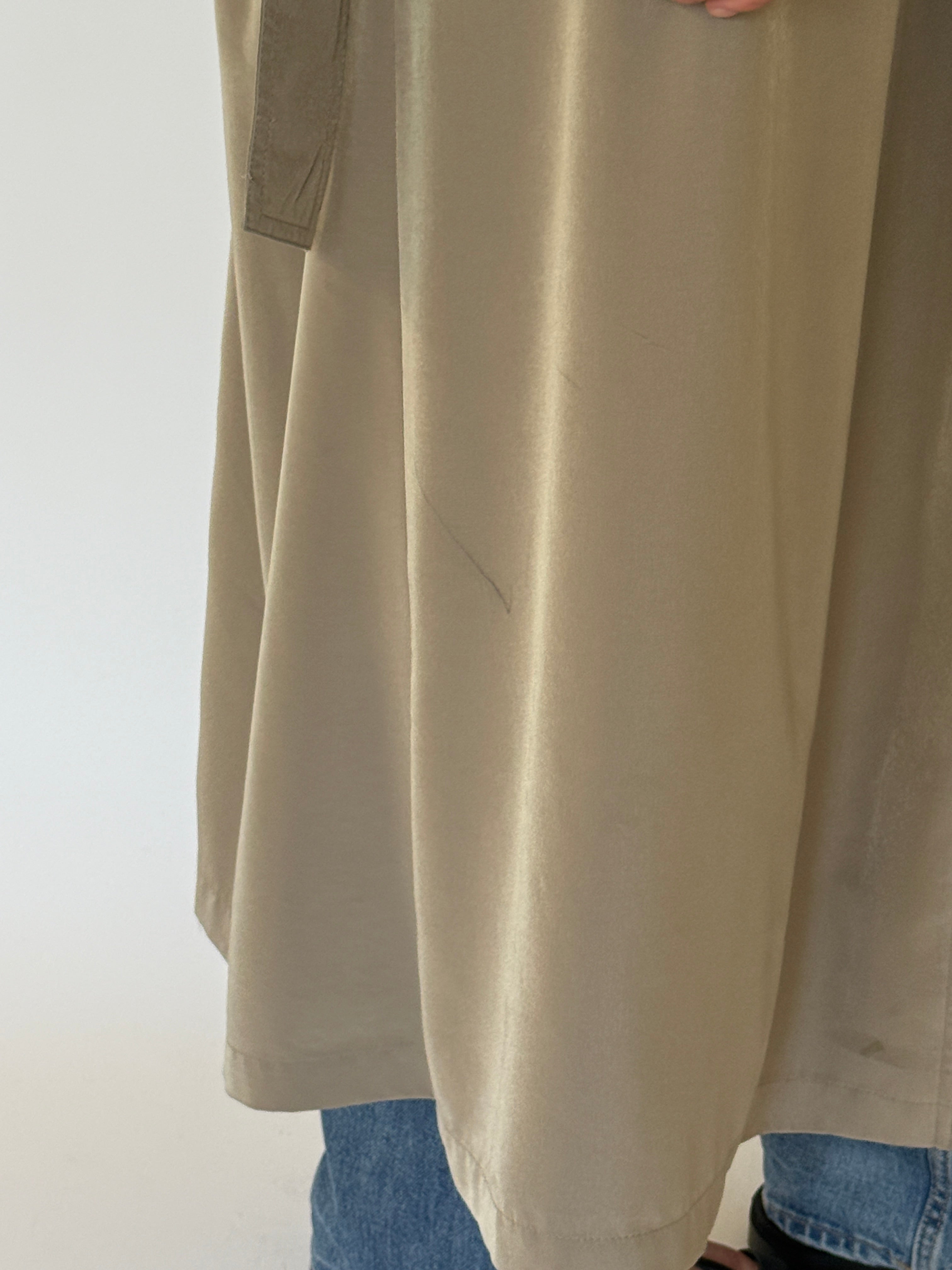 Vintage Lightweight Trench Coat Taupe 8001