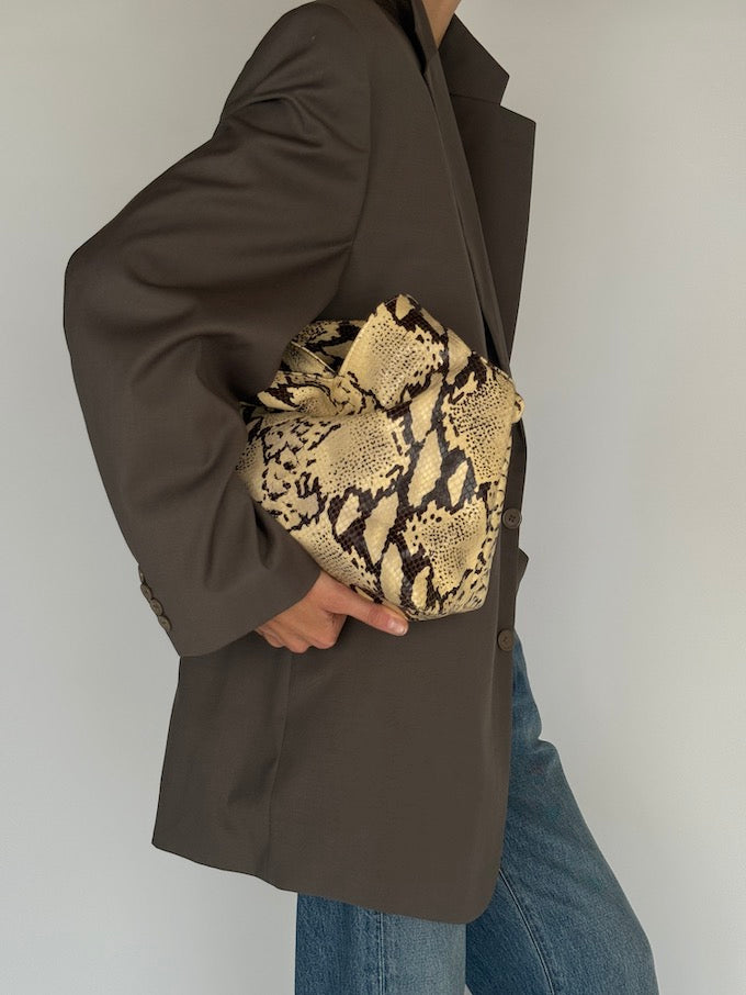 Vintage Oversized Blazer In Dark Sage 5784