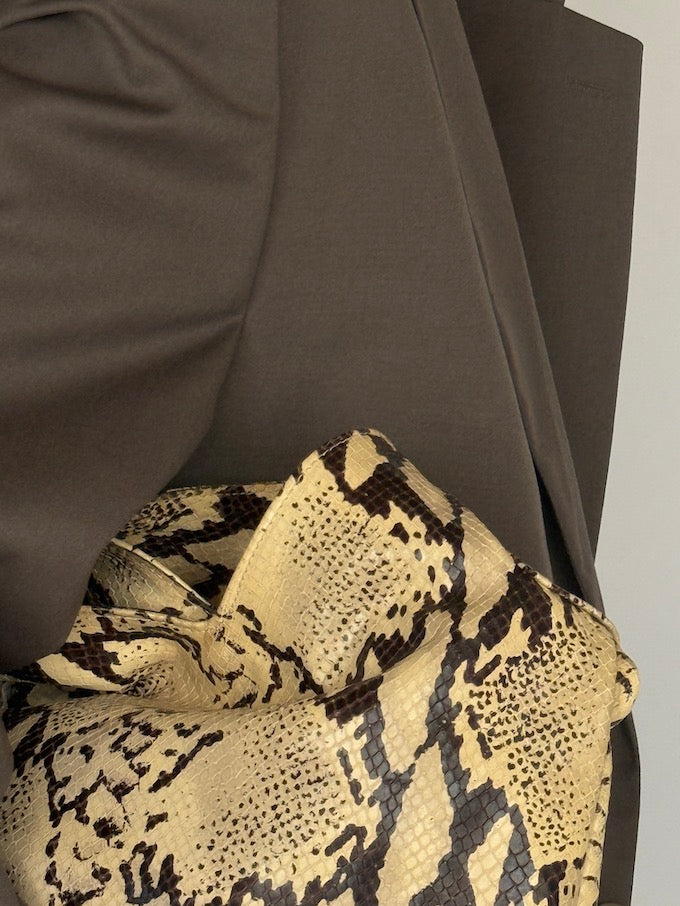 Vintage Oversized Blazer In Dark Sage 5784