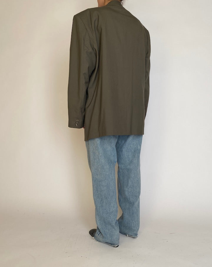 VINTAGE OVERSIZED SINGLE-BREASTED BLAZER 4585