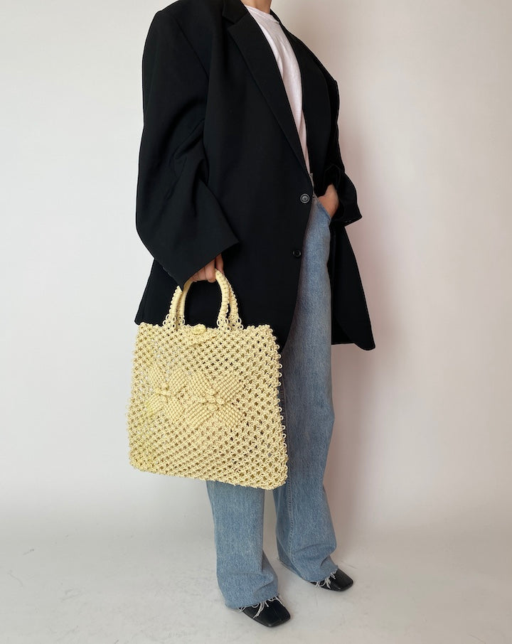 VINTAGE CREAM BAG 4190