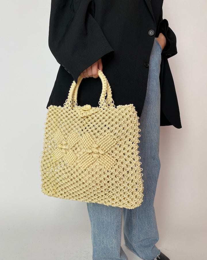 VINTAGE CREAM BAG 4190