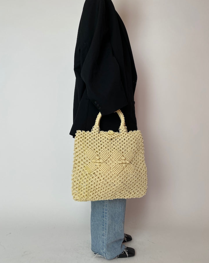 VINTAGE CREAM BAG 4190