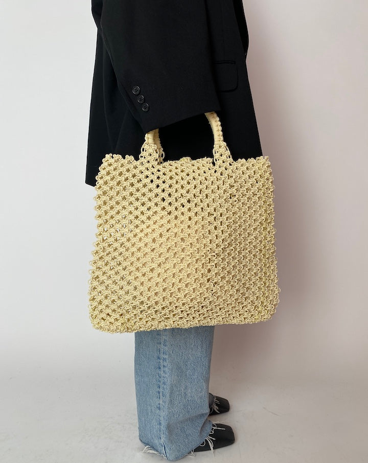 VINTAGE CREAM BAG 4190