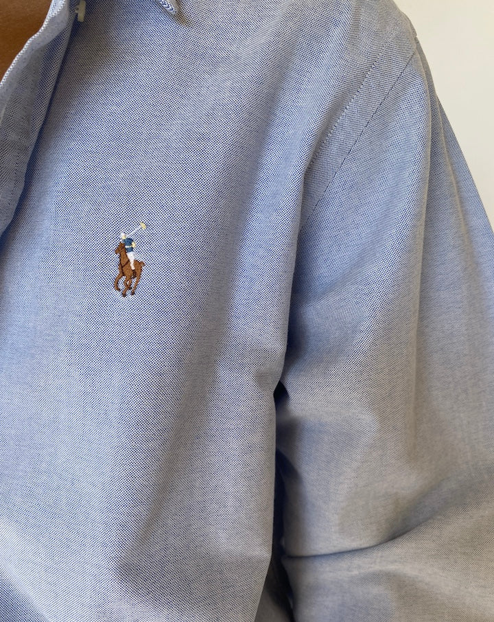 VINTAGE LIGHT BLUE RALPH LAUREN SHIRT 3740