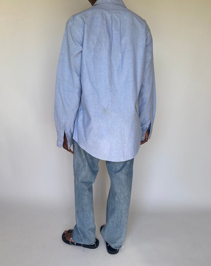 VINTAGE LIGHT BLUE RALPH LAUREN SHIRT 3740