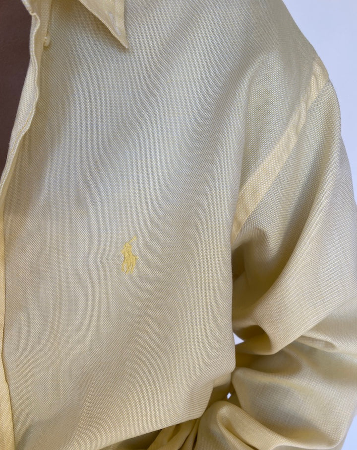 VINTAGE YELLOW RALPH LAUREN SHIRT 3744
